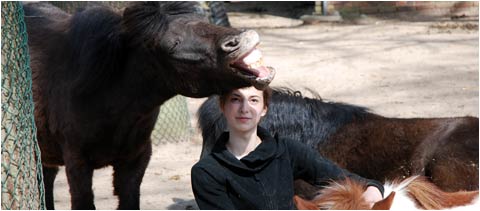 Franziska Schmitt-Egner mit Shetty Fridolin
